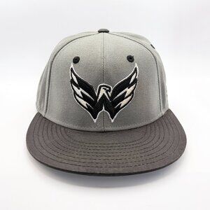 Washington Capitals adidas Fitted Hat 7 1/2 - Weagle Logo